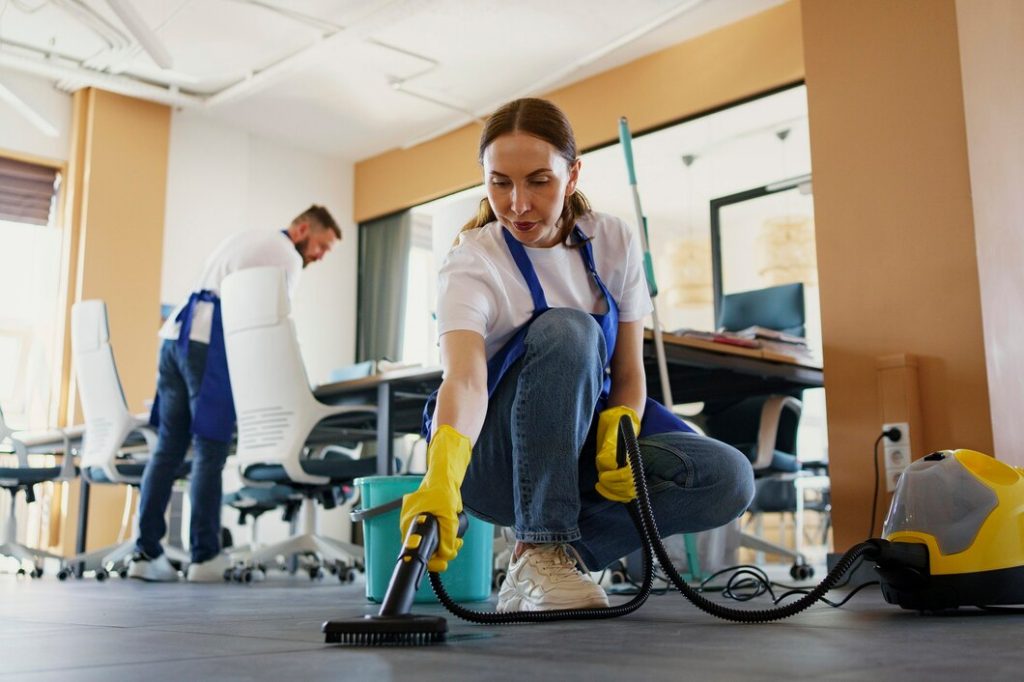 "Job advertisement for casual cleaner positions in Invercargill, New Zealand, looking for flexible workers to perform general cleaning duties in various facilities.